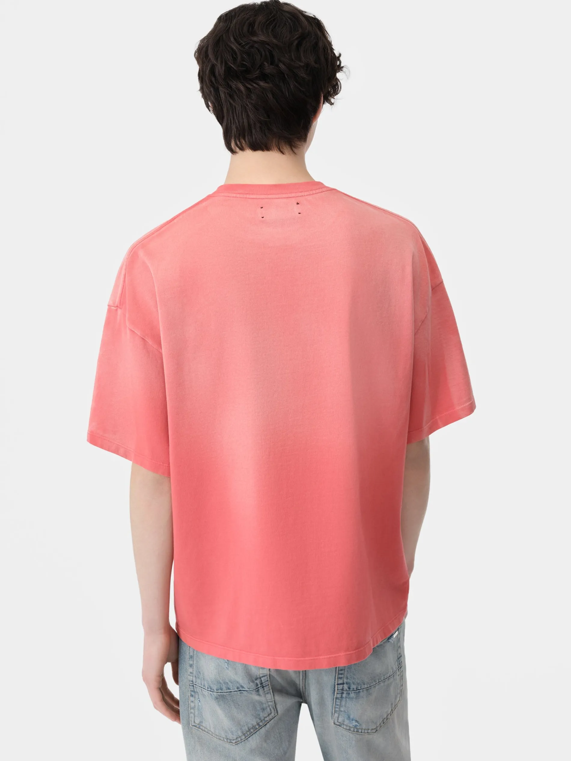 AMIRI Tees<VINTAGE OVERSIZED TEE Cranberry