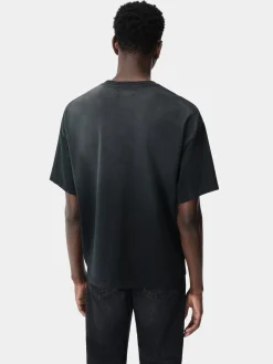 AMIRI Tees<VINTAGE OVERSIZED TEE BLACK