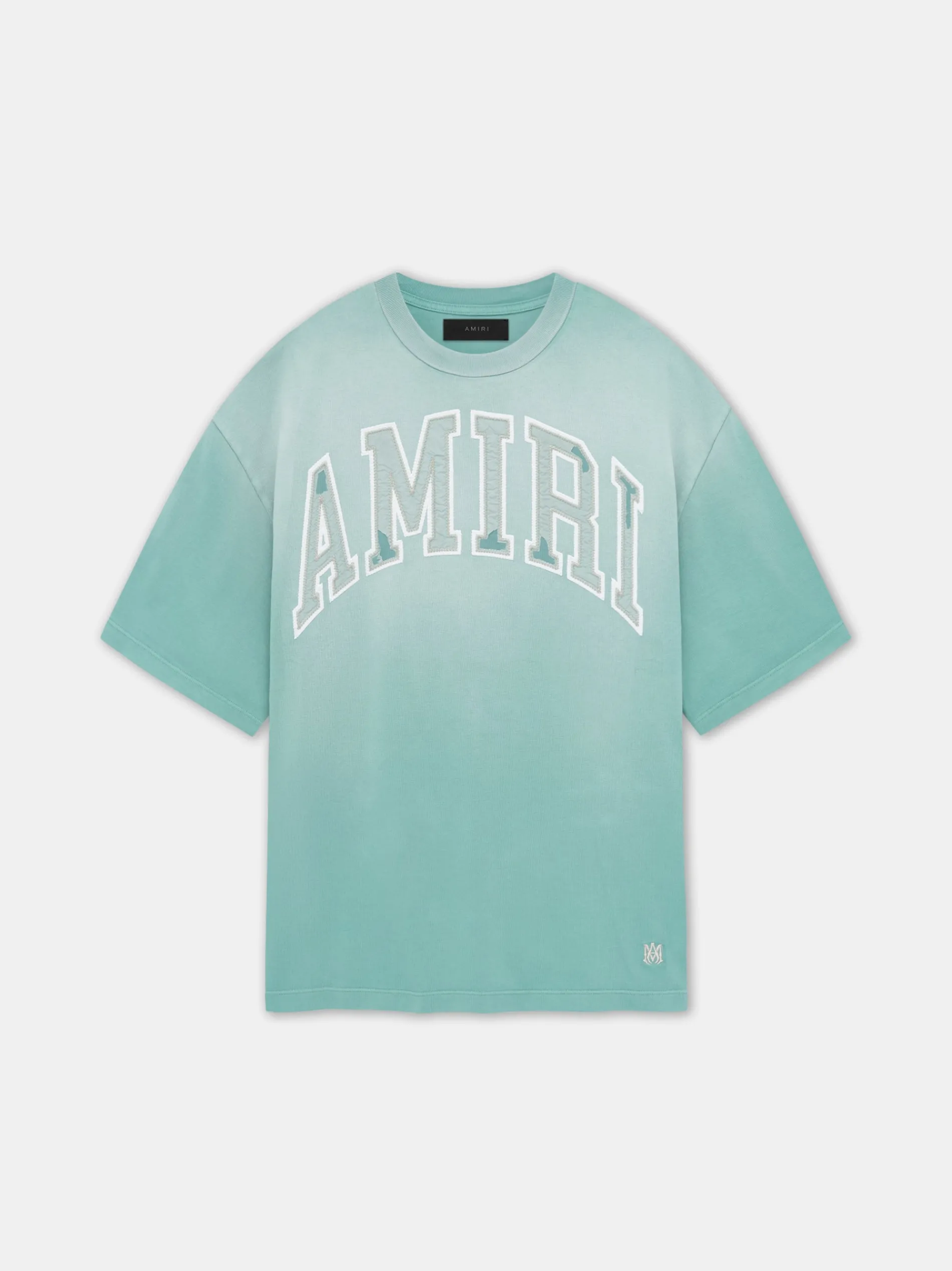 AMIRI Tees<VINTAGE OVERSIZED TEE Sea Blue