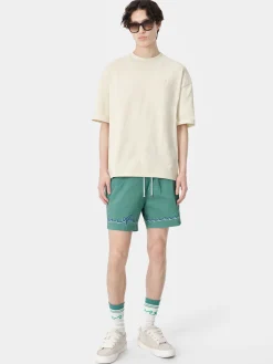 AMIRI Swimwear|Shorts & Sweatpants<WAVE SWIM TRUNK Sea Blue