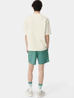 AMIRI Swimwear|Shorts & Sweatpants<WAVE SWIM TRUNK Sea Blue