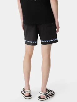 AMIRI Swimwear|Shorts & Sweatpants<WAVE SWIM TRUNK BLACK