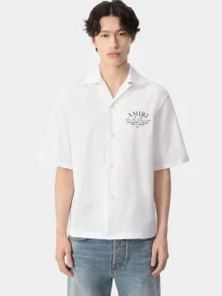 AMIRI Shirts<ARTS DISTRICT CAMP SHIRT White