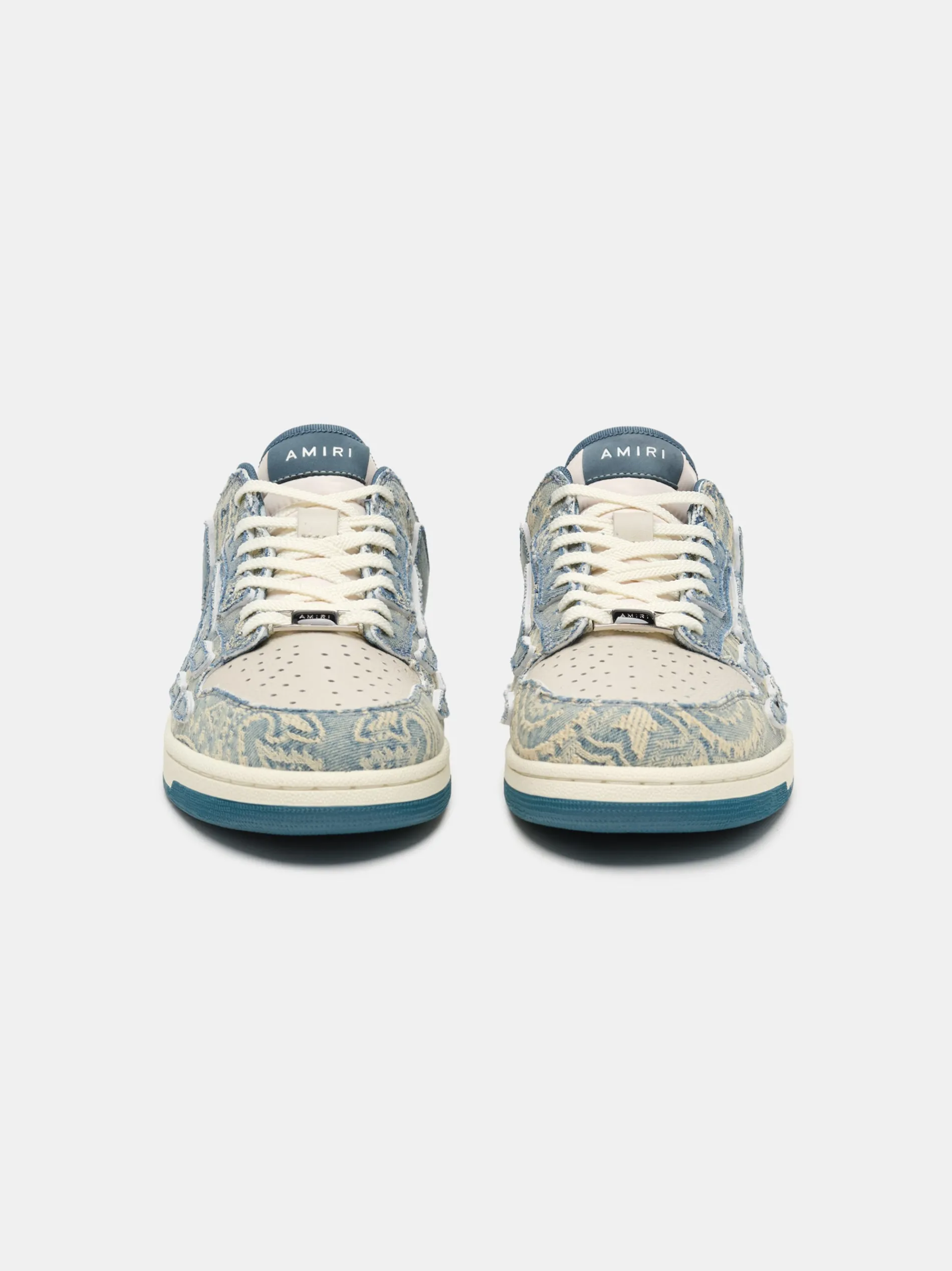 AMIRI Sneakers|Sneakers<BANDANA JACQUARD SKEL-TOP LOW Natural/Denim