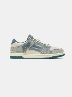 AMIRI Sneakers|Sneakers<BANDANA JACQUARD SKEL-TOP LOW Natural/Denim