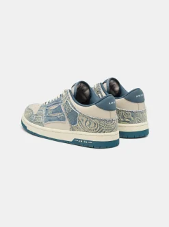 AMIRI Sneakers|Sneakers<BANDANA JACQUARD SKEL-TOP LOW Natural/Denim