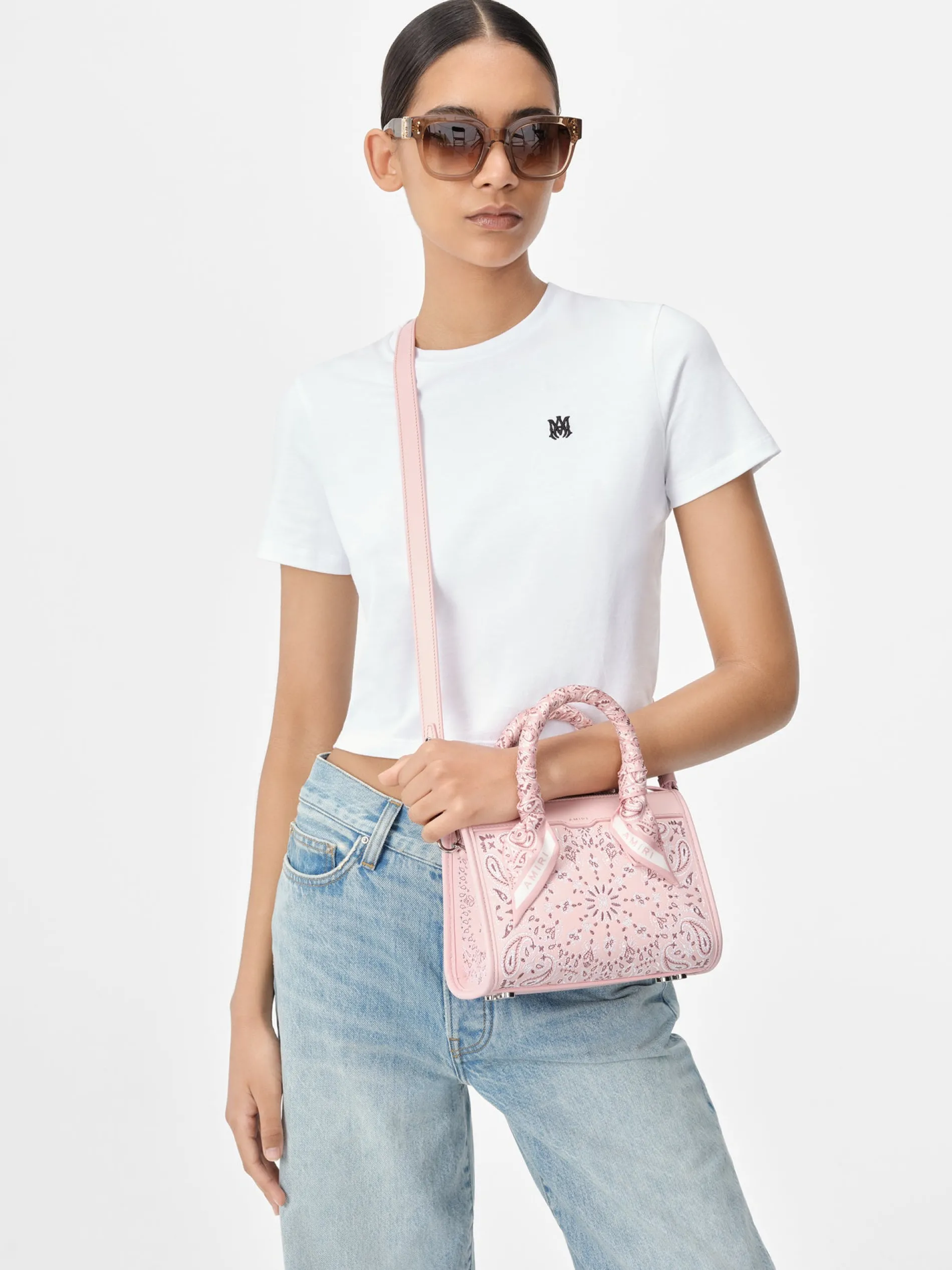 AMIRI Bags|Handbags<BANDANA MICRO TRIANGLE Pink