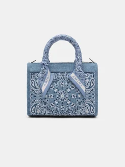 AMIRI Bags|Handbags<BANDANA MICRO TRIANGLE BAG True Blue