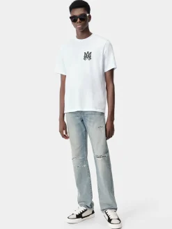 AMIRI Denim<BANDANA REPAIR STRAIGHT JEAN Antique Indigo