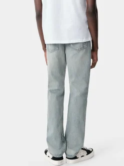 AMIRI Denim<BANDANA REPAIR STRAIGHT JEAN Antique Indigo
