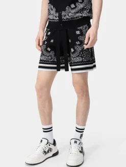 AMIRI Knitwear<BANDANA SHORT BLACK