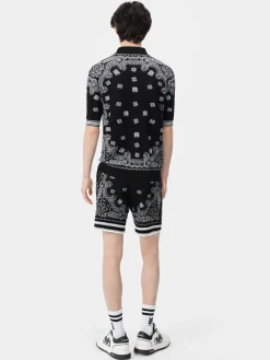 AMIRI Knitwear<BANDANA SHORT BLACK