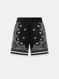AMIRI Knitwear<BANDANA SHORT BLACK