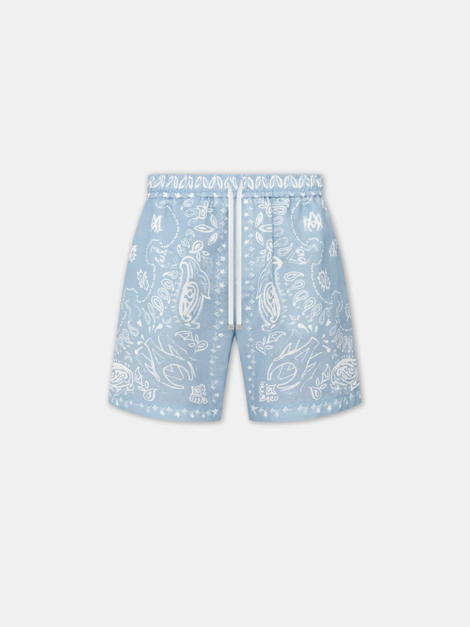 AMIRI Shorts & Sweatpants<BANDANA WATERCOLOR SHORT Cerulean