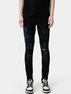 AMIRI Denim<BLUE POISON ARCHIVAL JEAN Aged Black
