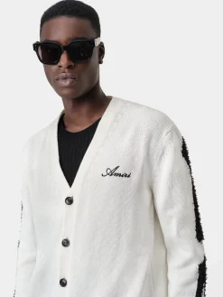 AMIRI Knitwear<BONES CARDIGAN White