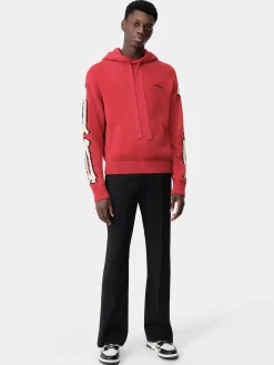 AMIRI Knitwear<BONES HOODIE Red