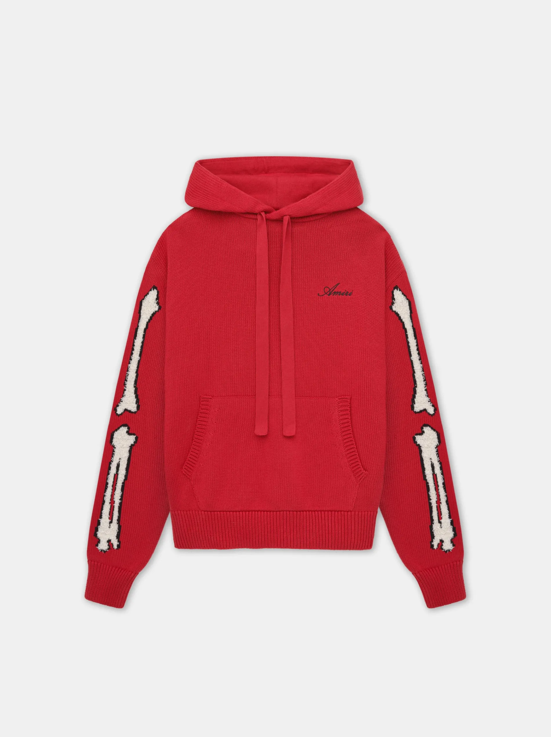 AMIRI Knitwear<BONES HOODIE Red