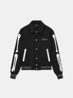 AMIRI Outerwear<BONES JACKET Black White