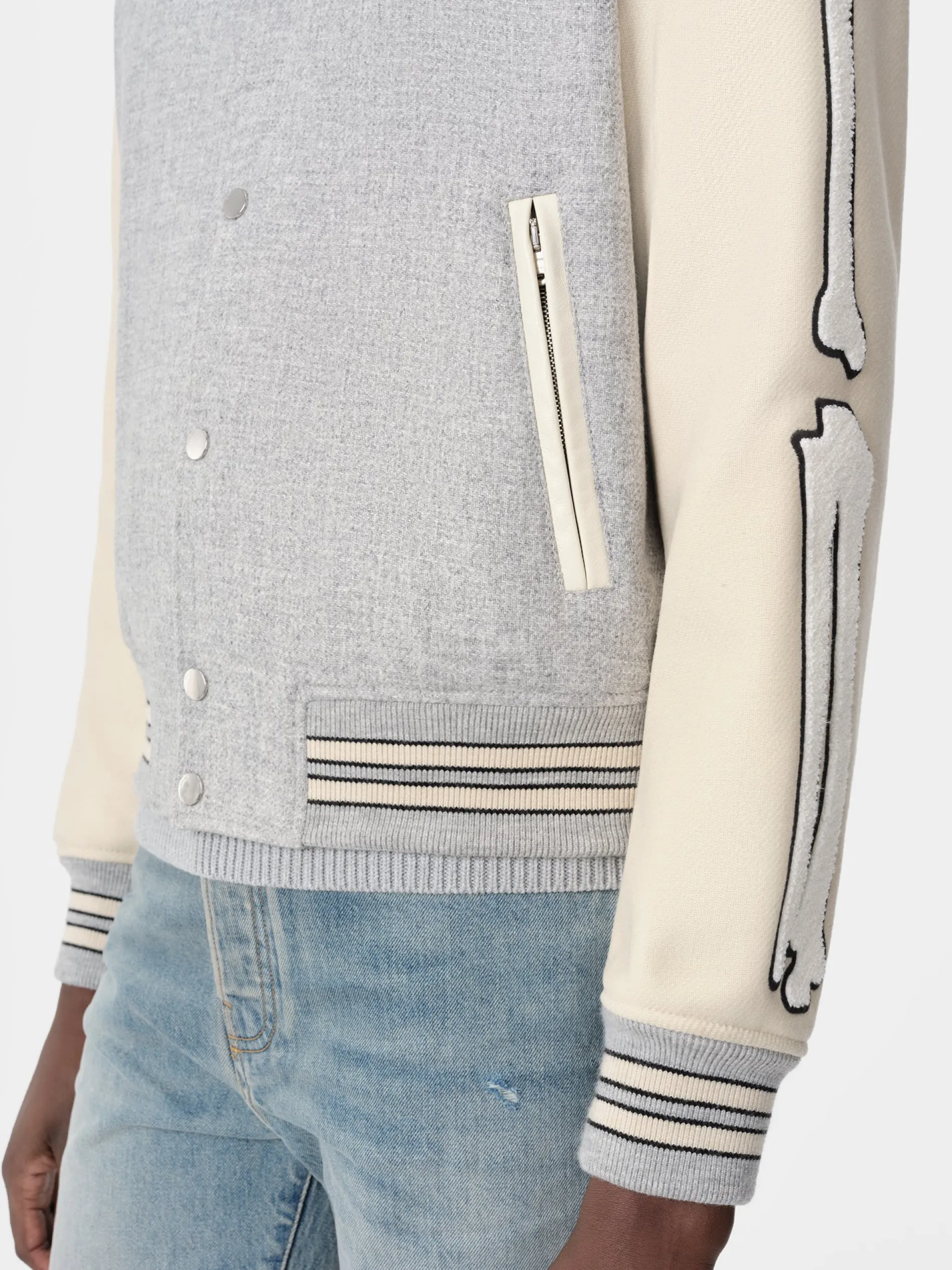 AMIRI Outerwear<BONES JACKET Grey