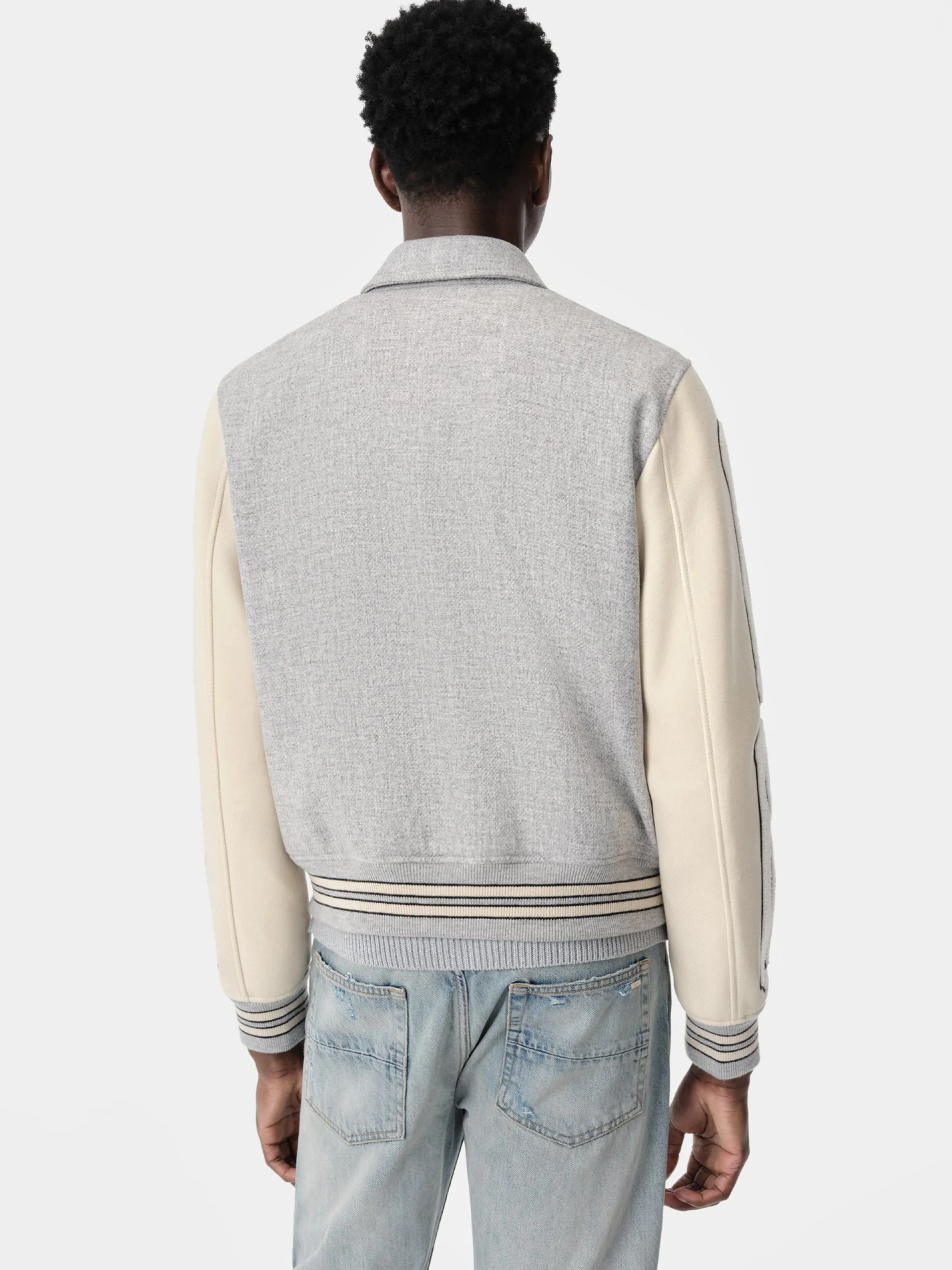 AMIRI Outerwear<BONES JACKET Grey