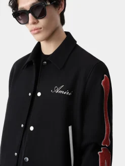 AMIRI Outerwear<BONES JACKET Black Red