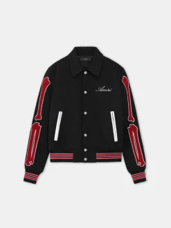 AMIRI Outerwear<BONES JACKET Black Red