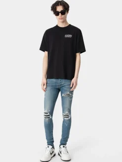 AMIRI Tees<BONES STACKED TEE BLACK