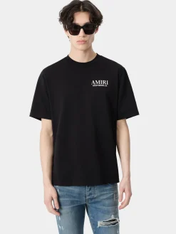 AMIRI Tees<BONES STACKED TEE BLACK