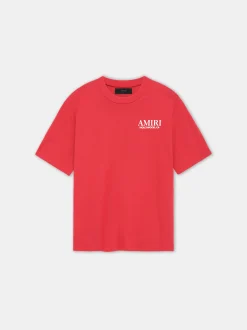 AMIRI Tees<BONES STACKED TEE Red