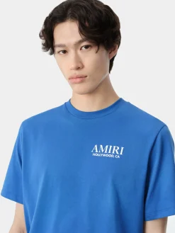 AMIRI Tees<BONES STACKED TEE Blue