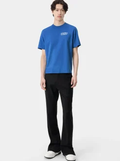 AMIRI Tees<BONES STACKED TEE Blue