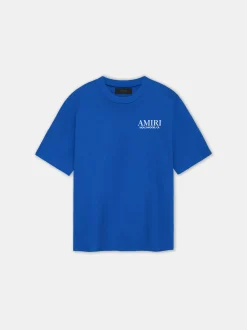 AMIRI Tees<BONES STACKED TEE Blue
