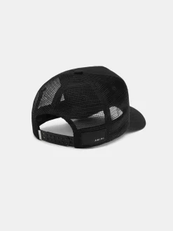 AMIRI Hats|Hats<CRYSTAL 3 STAR TRUCKER HAT Black Black