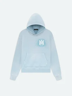AMIRI Sweatshirts<CRYSTAL BURST HOODIE- Ashley Blue