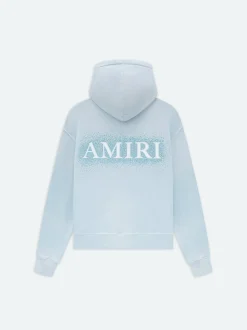 AMIRI Sweatshirts<CRYSTAL BURST HOODIE- Ashley Blue