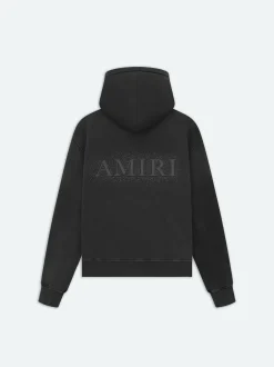 AMIRI Sweatshirts<CRYSTAL BURST HOODIE- FADED BLACK