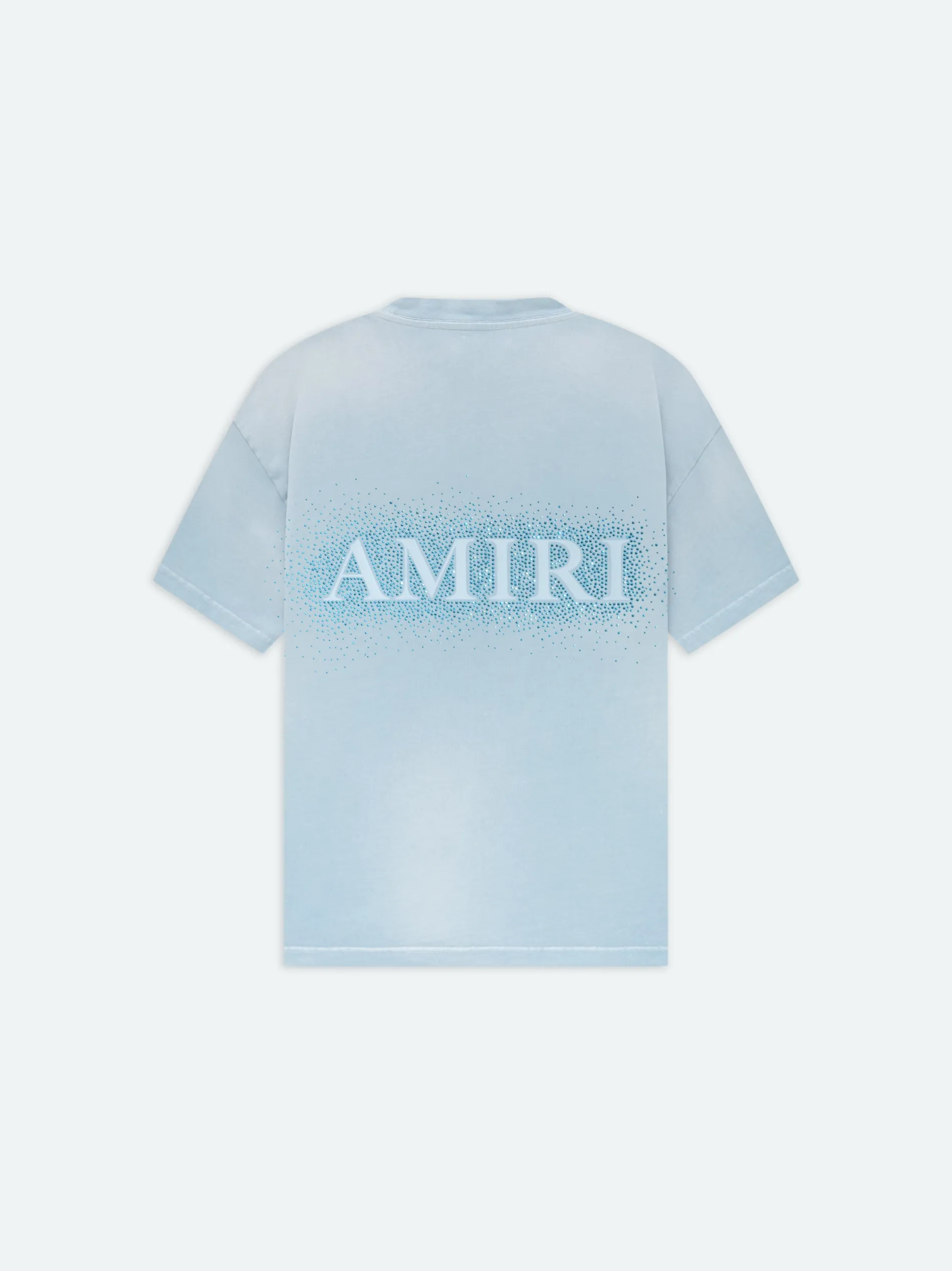 AMIRI Tees<CRYSTAL BURST TEE- Ashley Blue