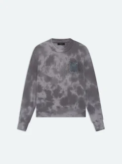 AMIRI Sweatshirts<CRYSTAL CREWNECK- FADED BLACK