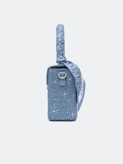 AMIRI Bags|Handbags<CRYSTAL DENIM MICRO MA BAG True Blue