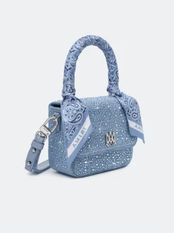 AMIRI Bags|Handbags<CRYSTAL DENIM MICRO MA BAG True Blue