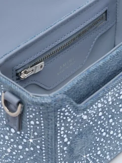 AMIRI Bags|Handbags<CRYSTAL DENIM MICRO MA BAG True Blue