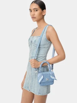 AMIRI Bags|Handbags<CRYSTAL DENIM MICRO MA BAG True Blue