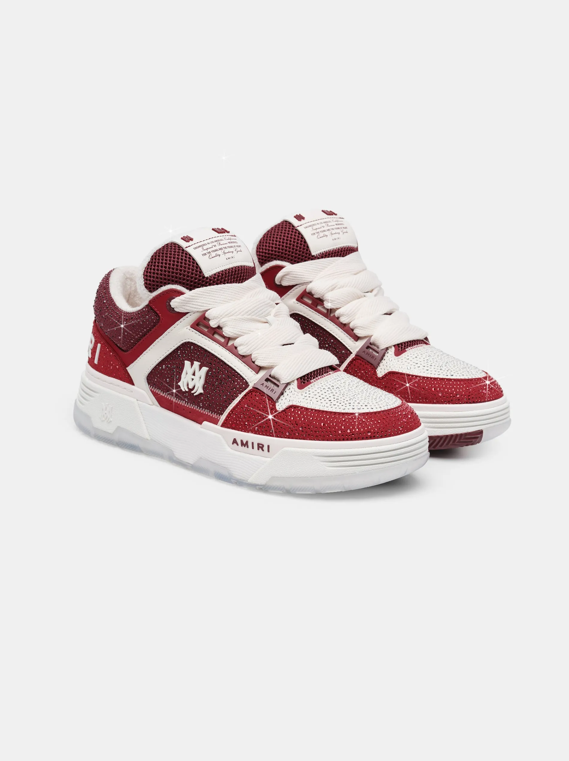 AMIRI Sneakers|Sneakers<CRYSTAL MA-1 Burgundy