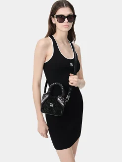 AMIRI Bags|Handbags<CRYSTAL MICRO MA BAG BLACK