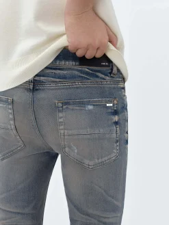 AMIRI Denim<CRYSTAL MX1 JEAN Vintage Indigo