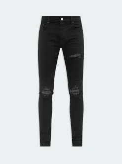 AMIRI Denim<CRYSTAL MX1 JEAN BLACK OD