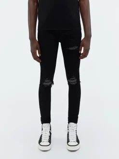 AMIRI Denim<CRYSTAL MX1 JEAN BLACK OD