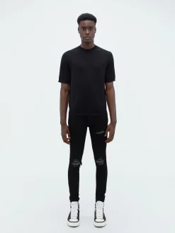 AMIRI Denim<CRYSTAL MX1 JEAN BLACK OD