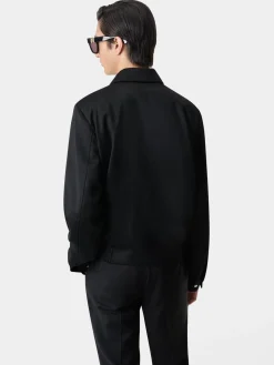 AMIRI Outerwear<DOUBLE POCKET ZIP BLOUSON- BLACK